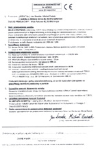 Certyfikaty, aprobaty, atesty, deklaracje zgodności nr 3